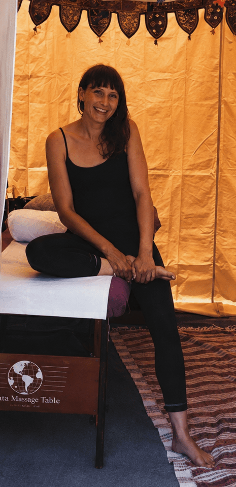 Rosie in the early days of Relax & Be